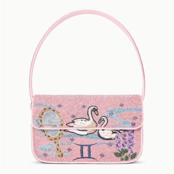 STAUD Handbags - STAUD BEADED ZODIAC TOMMY BAG GEMINI